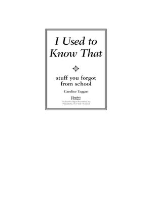 [I Used to Know That 01] • Blackboard Books Boxed Set · I Used to Know That, My Grammarand I...OrSho · I Used to Know That, I Before E. My Grammar and I